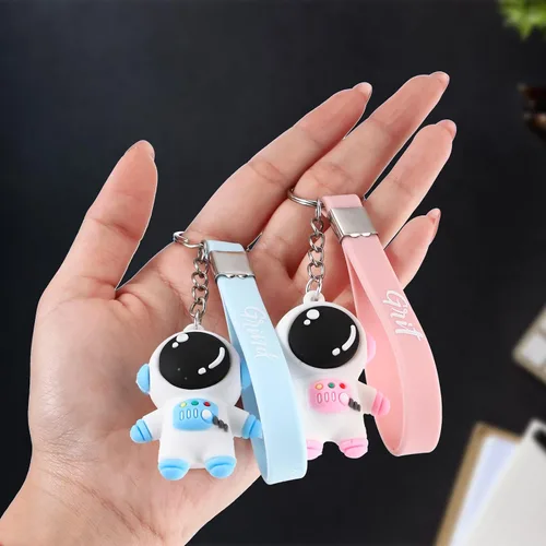 Vista 6 de Sureio 24 llaveros motivacionales con cita inspiradora, signos positivos, llavero de silicona para regalo