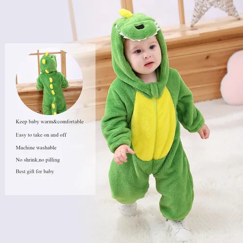 Vista 5 de TONWHAR Disfraz de Halloween para niños pequeños, traje de nieve