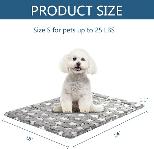 Vista 4 de KROSER Alfombrilla para Jaula Reversible (Fría y Cálida), Lavable a Máquina, para Perros Pequeños a XXX-Grandes, Gris, Azul Marino