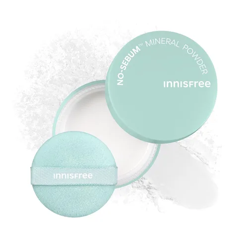 Vista 10 de innisfree Polvo mineral mate sin sebo, polvo de ajuste suelto coreano para desenfoque, control de brillo, sin fragancia