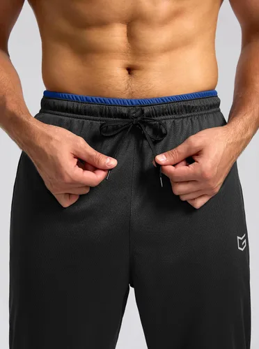 Vista 5 de G Gradual Pantalones deportivos para hombre con bolsillos con cremallera, pantalones deportivos cónicos para entrenamiento, correr, correr