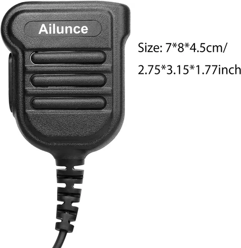 Vista 3 de Retevis RT48 IP67 Waterproof Walkie Talkies(1Pack) Bundle with Speaker Mic (1Pack),Heavy Duty 2 Way Radio,Rechargeable Professional/Business Two Way