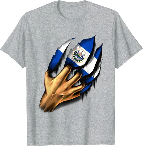 Vista 47 de El salvador bandera camisa salvadoreña en mi