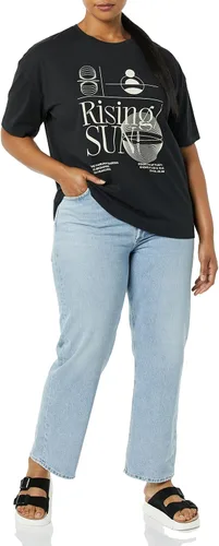 Vista 3 de Tienda Essentials Women's Oversized Short-Sleeve Crewneck Graphic Tee