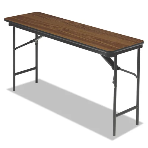 Vista 7 de Iceberg OfficeWorks - Mesa plegable comercial, 5 pies, color gris
