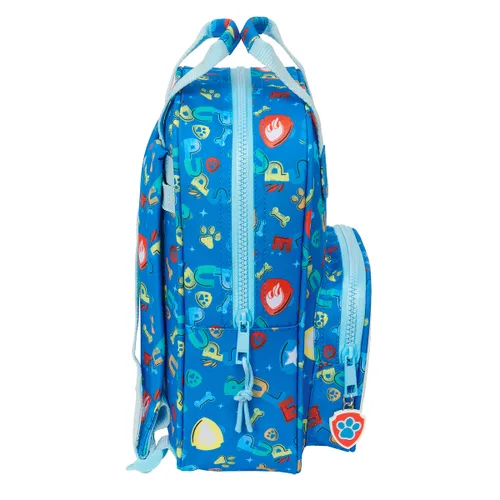 Vista 4 de Mochila Escolar The Paw Patrol Pups rule Azul 20 x 28 x 8 cm