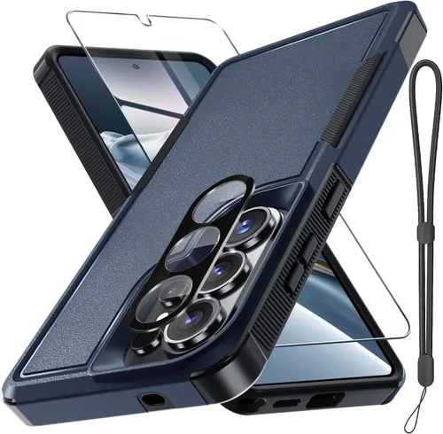 Vista 39 de Funda para Samsung Galaxy S24 FE, Cuerpo Completo Resistente de Servicio Pesado Robusta a Prueba de Golpes Funda Protectora para Teléfono con Correa