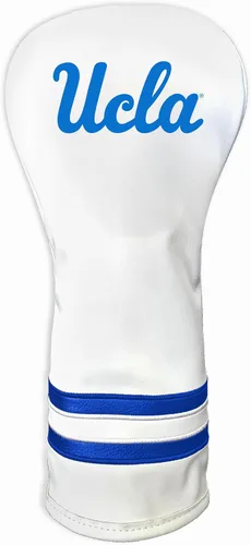 Vista 10 de Team Golf NCAA Funda para Cabeza de Palo de Golf Fairway Vintage Blanca, Diseño que se Ajusta a la Forma, Diseño Retro