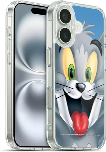 Vista 67 de Head Case Designs Funda de gel de cara completa con licencia oficial de Tom y Jerry Jerry [protección de grado militar] compatible con Apple iPhone