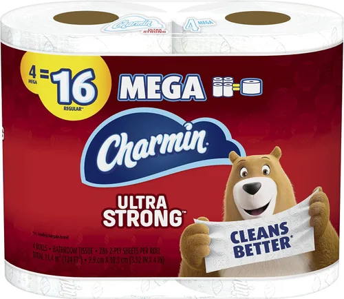 Vista 7 de Rollos dobles de papel higiénico ultra fuerte Charmin - 18