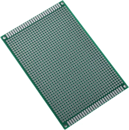 Vista 12 de Heyiarbeit Placa PCB de doble cara de 3.1x4.7 in, estañada a través de agujeros, circuito impreso universal, placa de proto para soldadura de 1pcs