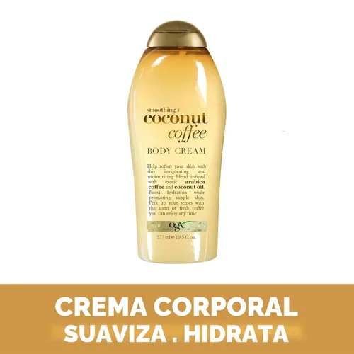 Vista 3 de OGX Crema Corporal Suavizante + Coco Café 19.5 oz