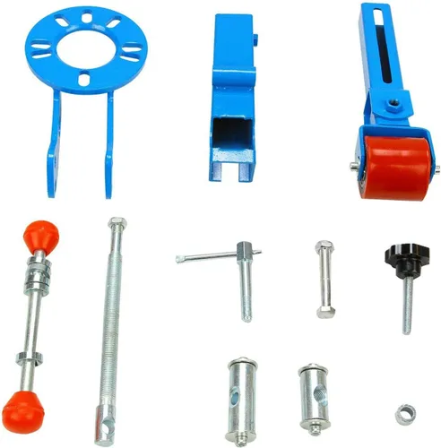 Vista 7 de BLACKHORSE-RACING Herramienta reformadora de guarda fango con rodillo, herramienta extensible para doblado de labio, juego de herramientas