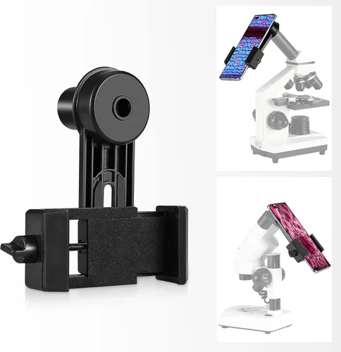 Vista 2 de Adaptador de cámara para teléfono inteligente - Tubo ocular de microscopio 0.9 in, ocular de microscopio 16X incorporado