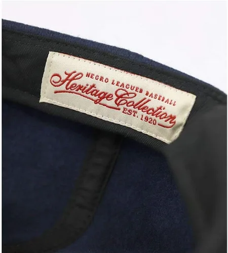 Vista 4 de NLBM Negro League Heritage Gorra de lana St. Louis Stars, Azul Real