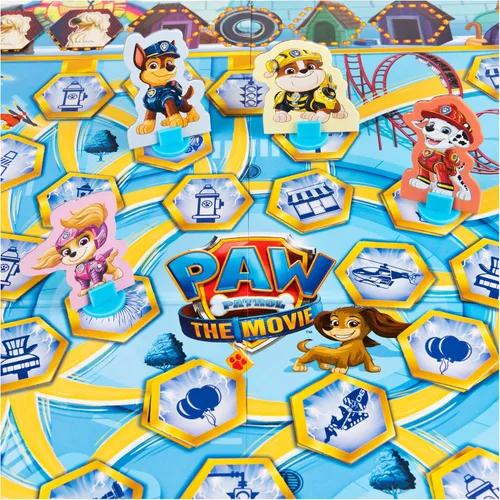 Vista 7 de PAW Patrol: The Movie, Paquete de 4 Juegos de Adventure City Memory Match, Pop-Up, Dominó de Madera y Juegos Lookout, Juguetes de PAW Patrol