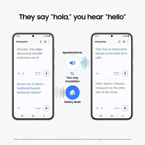 Vista 4 de Samsung Galaxy Buds 2 auriculares inalámbricos con cancelación de ruido, sonido ambiental, con Bluetooth, ligeros y cómodos, con control táctil