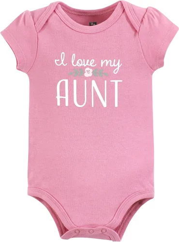 Vista 108 de Hudson Baby baby-girls Cotton Bodysuits 3-pack