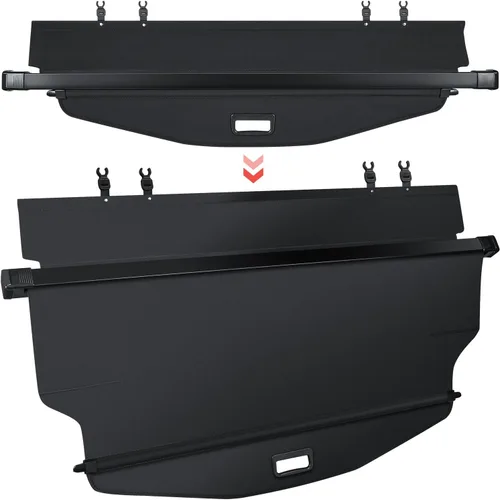 Vista 8 de Cubierta de carga para maletero para Chevy Chevrolet Equinox GMC Terrain 2018 2019 2020 2021 2022 2023 2024 2025 Cubierta retráctil para maletero