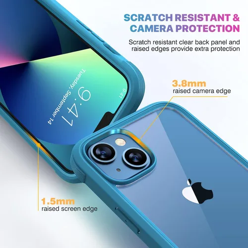 Vista 437 de DIACLARA - Funda transparente compatible con iPhone XR 6.1 pulgadas 2018