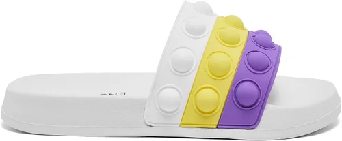 Vista 6 de Engtoy Sandalias para niños y niñas, unisex, ligeras, antideslizantes, puntera abierta, cómodas, para ducha, playa, divertidas sandalias