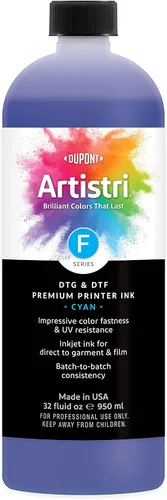 Vista 8 de Artistri® Serie F DTG y DTF Tinta - Negro - 8 oz