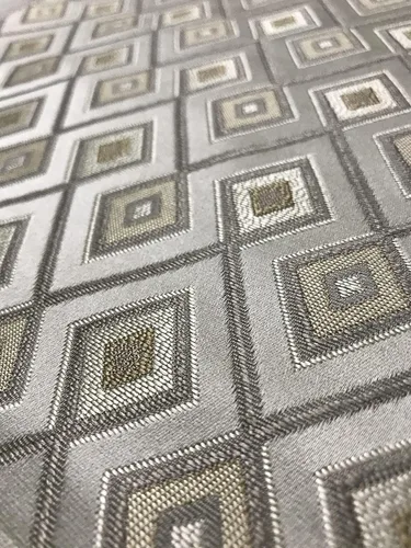 Vista 2 de Lujosa tela de jacquard de alta calidad para tapicería, tratamientos de ventanas, manualidades, ancho de 54 pulgadas, tela de The Yard (dorado)
