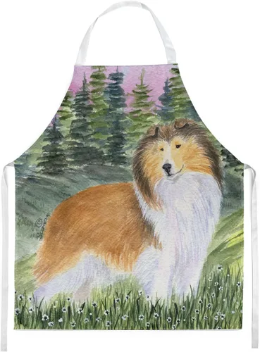 Vista 217 de Caroline's Treasures Delantal unisex Suzanne Staines Dogs Pastor australiano 8283