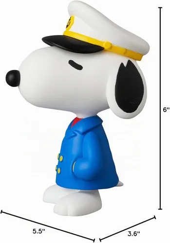 Vista 4 de Peanuts: Captain Snoopy Series 16 Ultra Figura de detalle