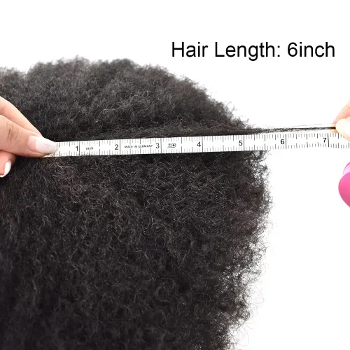 Vista 6 de Afro Toupee para hombres negros, unidad de cabello humano brasileño de encaje francés para hombres afroamericanos africanos y negros, sistema