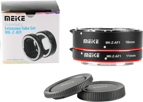 Vista 7 de Meike MK-Z-AF1 Anillo adaptador de tubo de extensión macro de enfoque automático de metal (0.433 in+0.709 in) compatible con Nikon Z5 Z6 Z7 Z6II