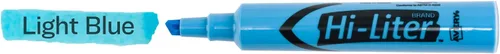 Vista 8 de Marcadores fluorescentes para escritorio HI-LITER, Azul claro