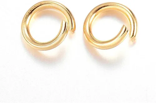 Vista 9 de HDSupplies 100 piezas - 4mm de argollas de acero inoxidable 304 de tono negro - Calibre 22 (espesor de 0.6mm)