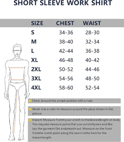 Vista 5 de GUARDEVER NFPA2112 - Camisa ignífuga para hombre, 100 % C, 9.1 onzas, NFPA2112