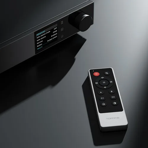 Vista 6 de TOPPING D900 DAC Ultra-Insigne con Arquitectura de 1-Bit PSRM Desarrollada Internamente, 140dB THD, Bluetooth LDAC, Afinación PEQ, Pantalla a Todo