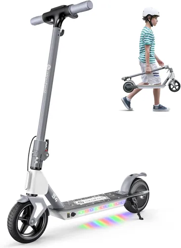 Vista 8 de isinwheel Electric Scooter for Kids Ages 6-14, 200W/250W Foldable Kids Electric Scooter with 3 Speeds (5/8/12 Mph), Adjusrable Handerbar, Dual