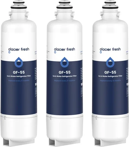 Vista 10 de GLACIER FRESH Filtro de agua de repuesto para refrigerador Bosch 11025825 Ultra Clarity Pro BORPLFTR50, compatible con KWF 2000, 12028325, 11032531