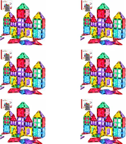 Vista 11 de Azulejos magnéticos antibacterianos 124 piezas con 4 cuadrados