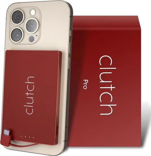 Vista 10 de Clutch - Cargador portátil Pro USB-C - Compatible con dispositivos iPhone 15, 16, 17 y Android - Batería magnética de banco de energía - Aprobado