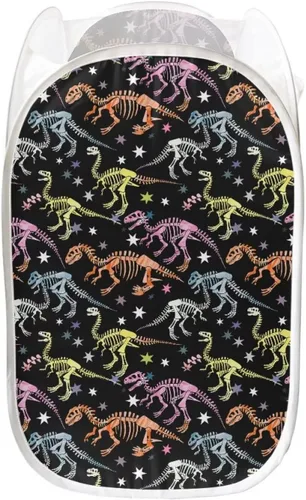 Vista 33 de AFPANQZ Cesta plegable de malla para ropa sucia, plegable, portátil, para guardar lugar para el hogar, fácil de plegar para viajes, 13.5 x 13.5 x 21