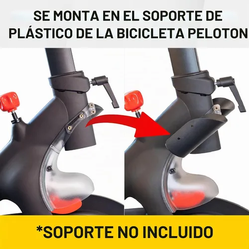Vista 4 de Portabidones extra grandes para bicicleta Peloton original – Diseño totalmente metálico – Compatible con YETI + Nalgene + Hydro Flask accesorio