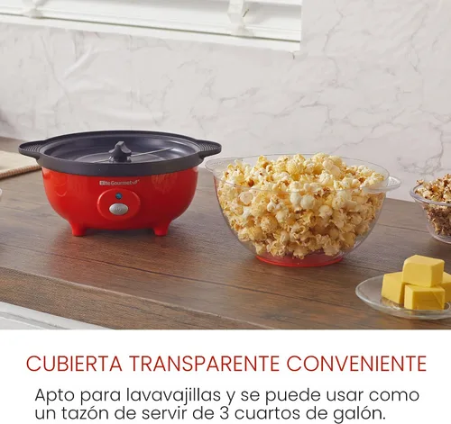 Vista 4 de Elite Gourmet EPM330R - Máquina antiadherente de cerámica para 12 tazas Rojo