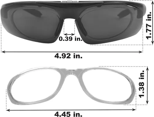 Vista 2 de Rápido gafas Aviate PILOT PRESCRIPTION SUNGLASES marco lentes intercambiables