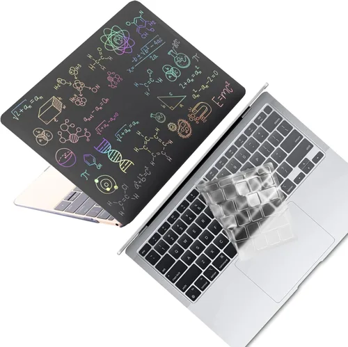 Vista 8 de Funda protectora de plástico para MacBook Air de 11 pulgadas 2015-2010 modelo A1465 A1370, funda protectora de plástico para portátil y cubierta