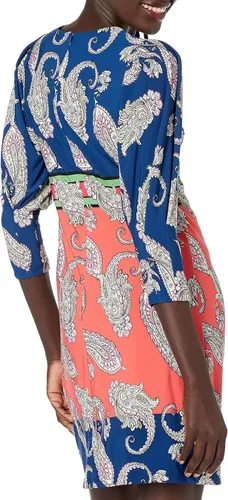 Vista 2 de Vince Camuto Vestido de mujer estampado con manga novedosa
