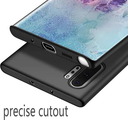 Vista 5 de Funda para Samsung Galaxy Note 10 Plus [protección delgada] [protege de golpes/arañazos/caídas/marcas] [plástico PC de alta calidad] cubierta dura