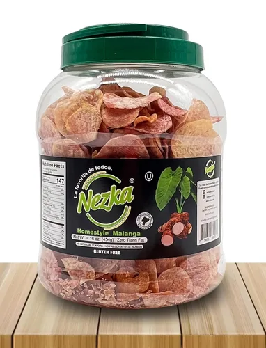 Vista 7 de Nezka Purple Taro Chips - Deliciosos aperitivos crujientes cubanos y guarnición - 16 onzas
