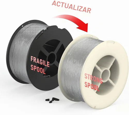 Vista 5 de YESWELDER Alambre de soldadura de aluminio de silicio, ER4043 1lb .030