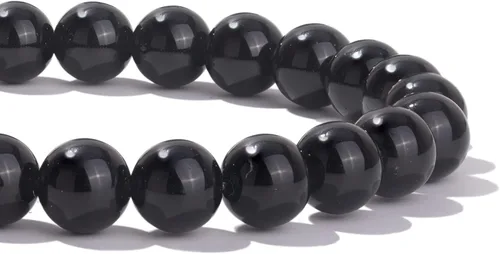 Vista 8 de Lynnaneo Juego de pulseras de cuentas para hombre de 0.315 in y 0.157 in de piedras preciosas curativas trenzadas con dije de circonita cúbica