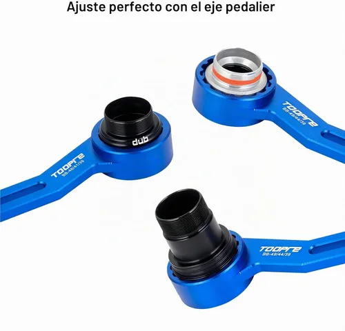 Vista 5 de Mimoke Herramienta de soporte inferior de bicicleta 6 en 1 12/16 muesca para Hollowtech II - Llave BB multifuncional para BBR60/BB80/BB51/PF30